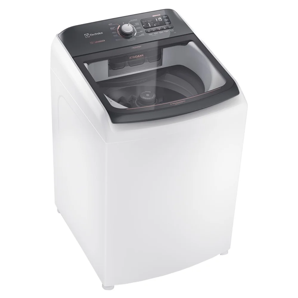 Máquina de Lavar Electrolux Premium Care com Cesto Inox 15kg LEC15