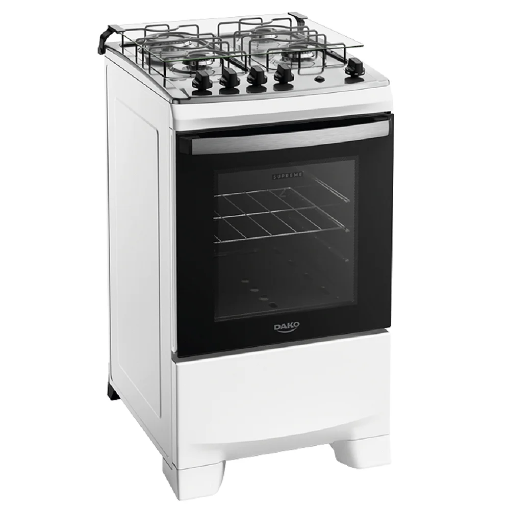 Fogão Dako Supreme 4 Bocas Automático Inox Forno 60L