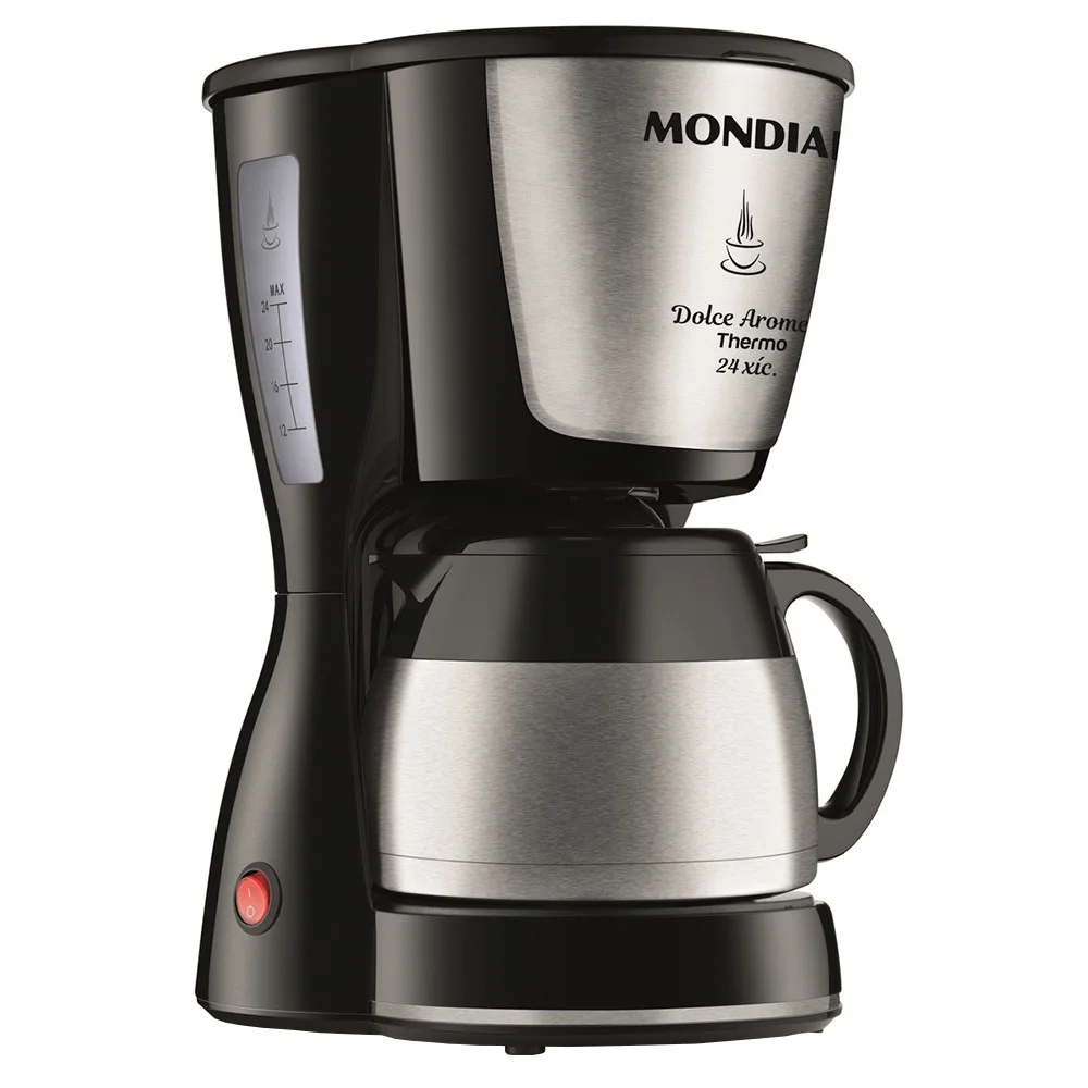 Cafeteira Mondial Dolce Aroma Thermo 24 Xícaras Filtro Permanente