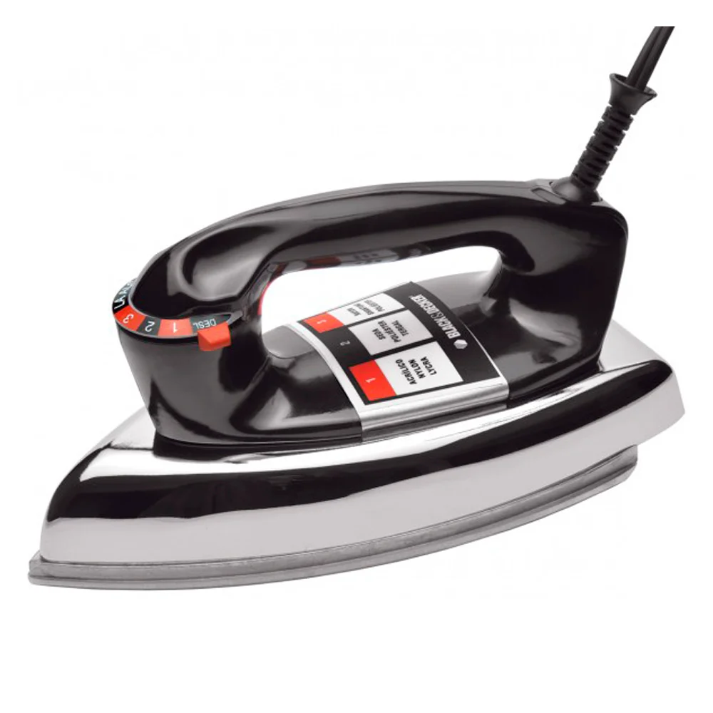 Ferro de Passar a Seco Black & Decker Alumínio Polido VFA1110
