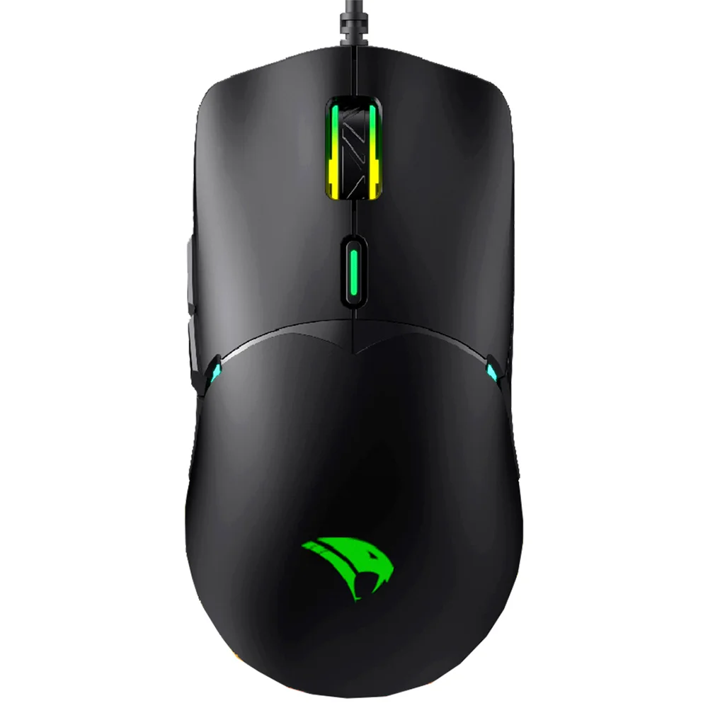 Mouse Gamer com Fio Viper Pro Naja USB Sensor Óptico 6 Botões
