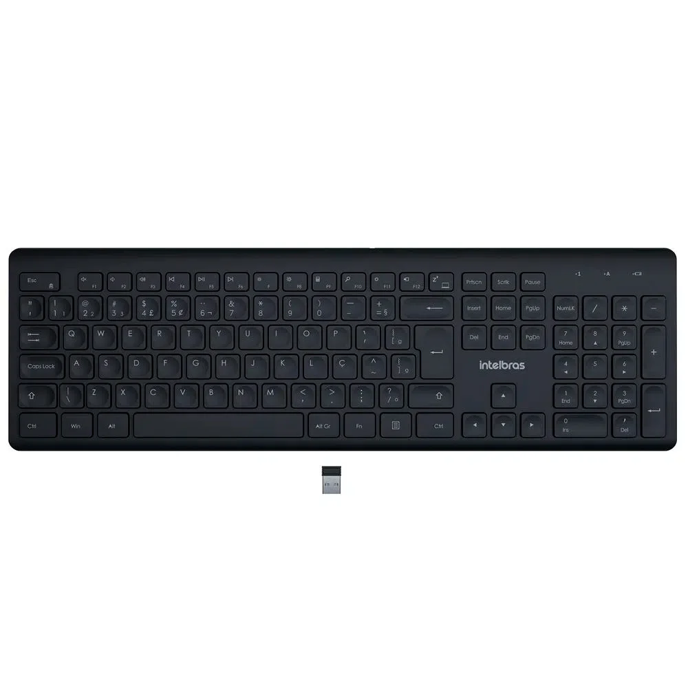 Teclado Intelbras TSI50 Sem Fio Conector USB ABNT 2