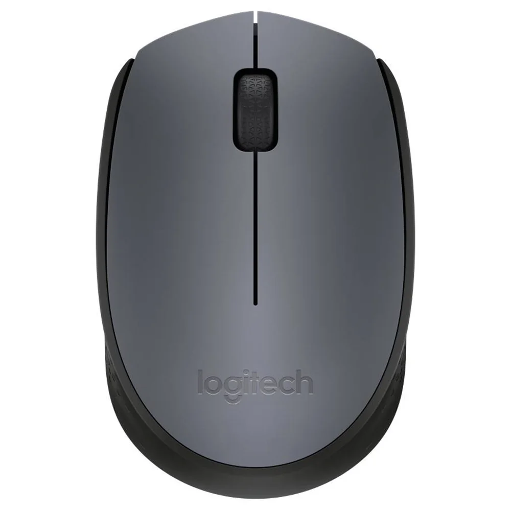 Mouse sem Fio Logitech M170 USB Sensor Óptico 3 Botões
