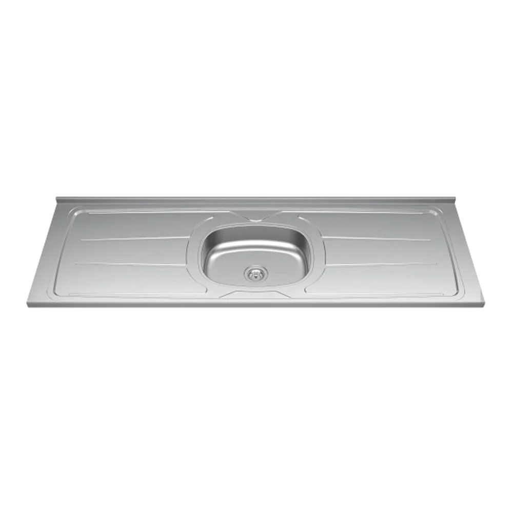 Tampo de Pia Aço Inox 120cm Ghel Plus 31230