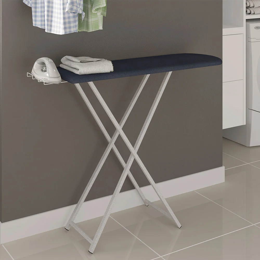 Tábua de Passar Roupa em Aço Tubular com Suporte Madri Fabone