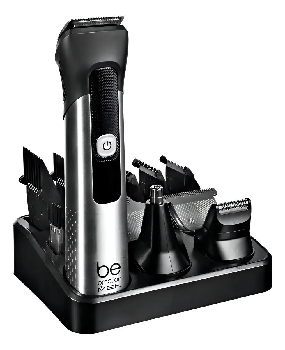 Aparador De Pelos Maxgroom Be Emotion Men - Polishop Cor Prateado