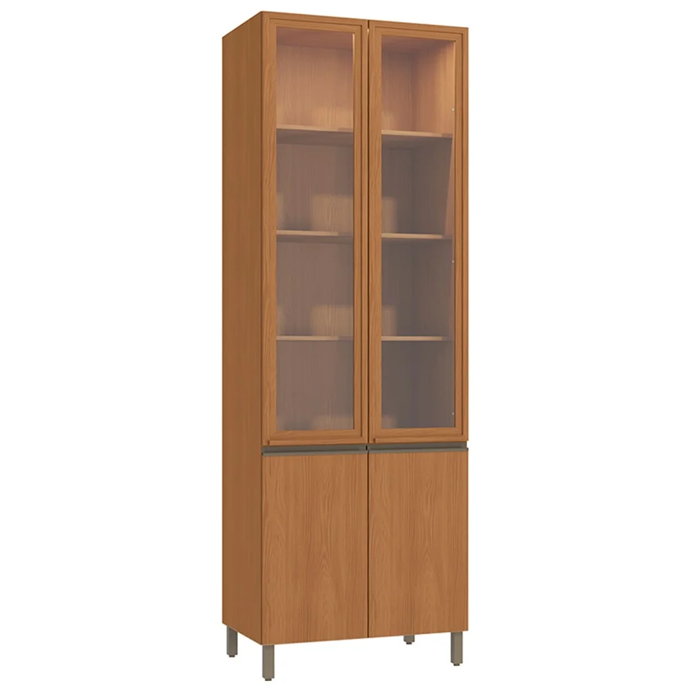 Cristaleira 4 Portas Com Vidro Kappesberg Maxxi