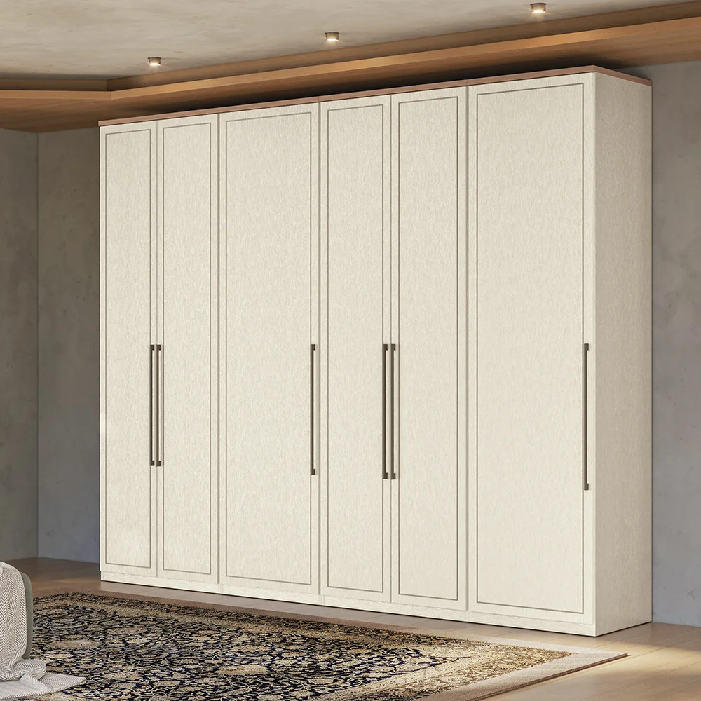 Guarda-Roupa Casal Modulado Santos Andirá Doce Vida 4 Peças