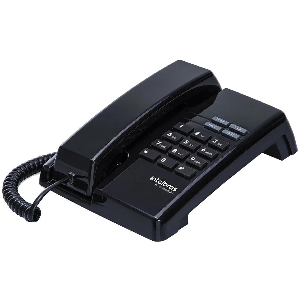 Telefone Intelbras TC 50 Premium com Fio e  Função PABX