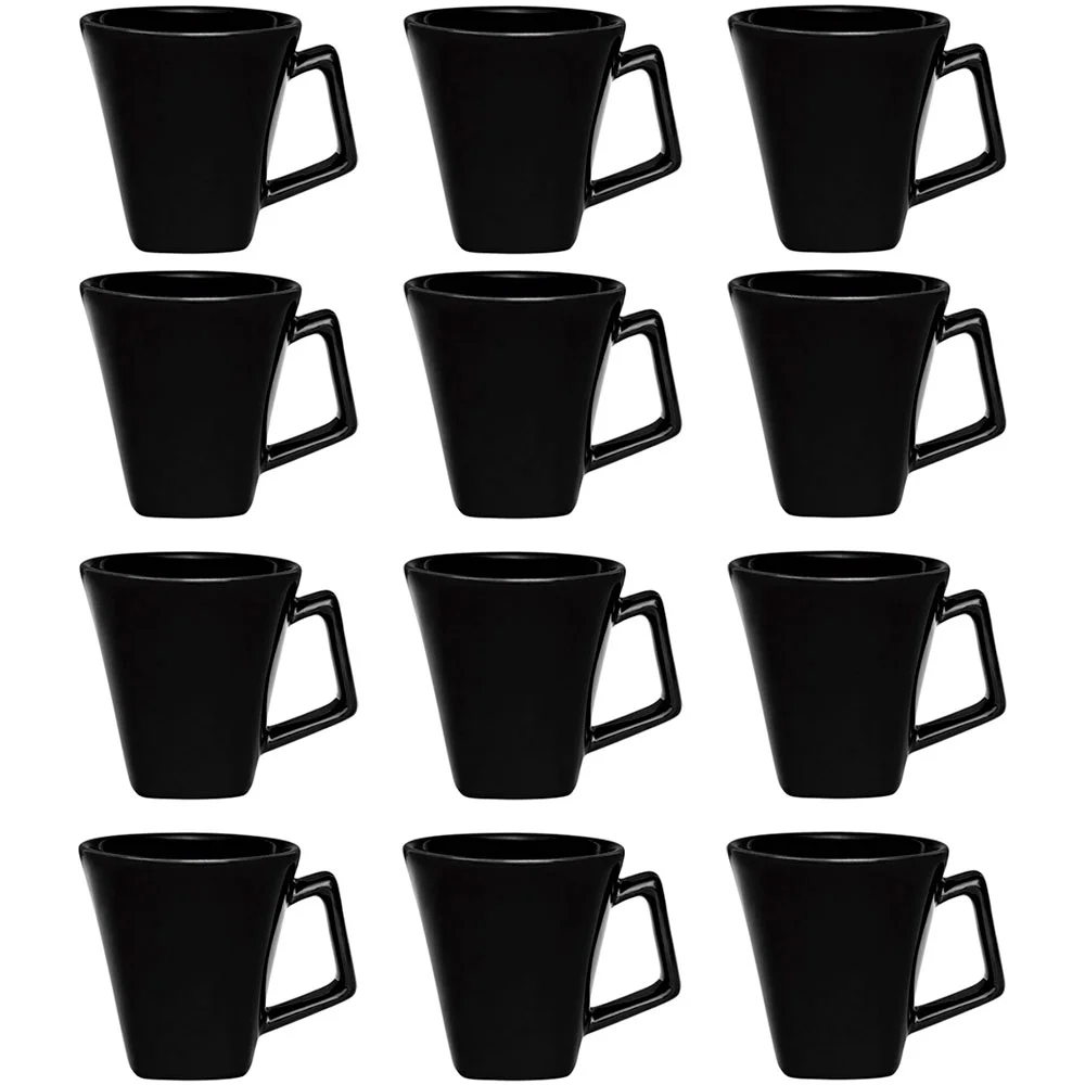 Conjunto de Canecas 12 Peças em Cerâmica 220ML Mini Quartier Oxford