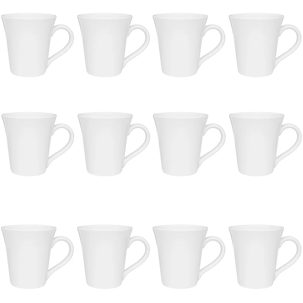 Conjunto de Canecas  Oxford 12 Peças Cerâmica Tulipa 330 ML