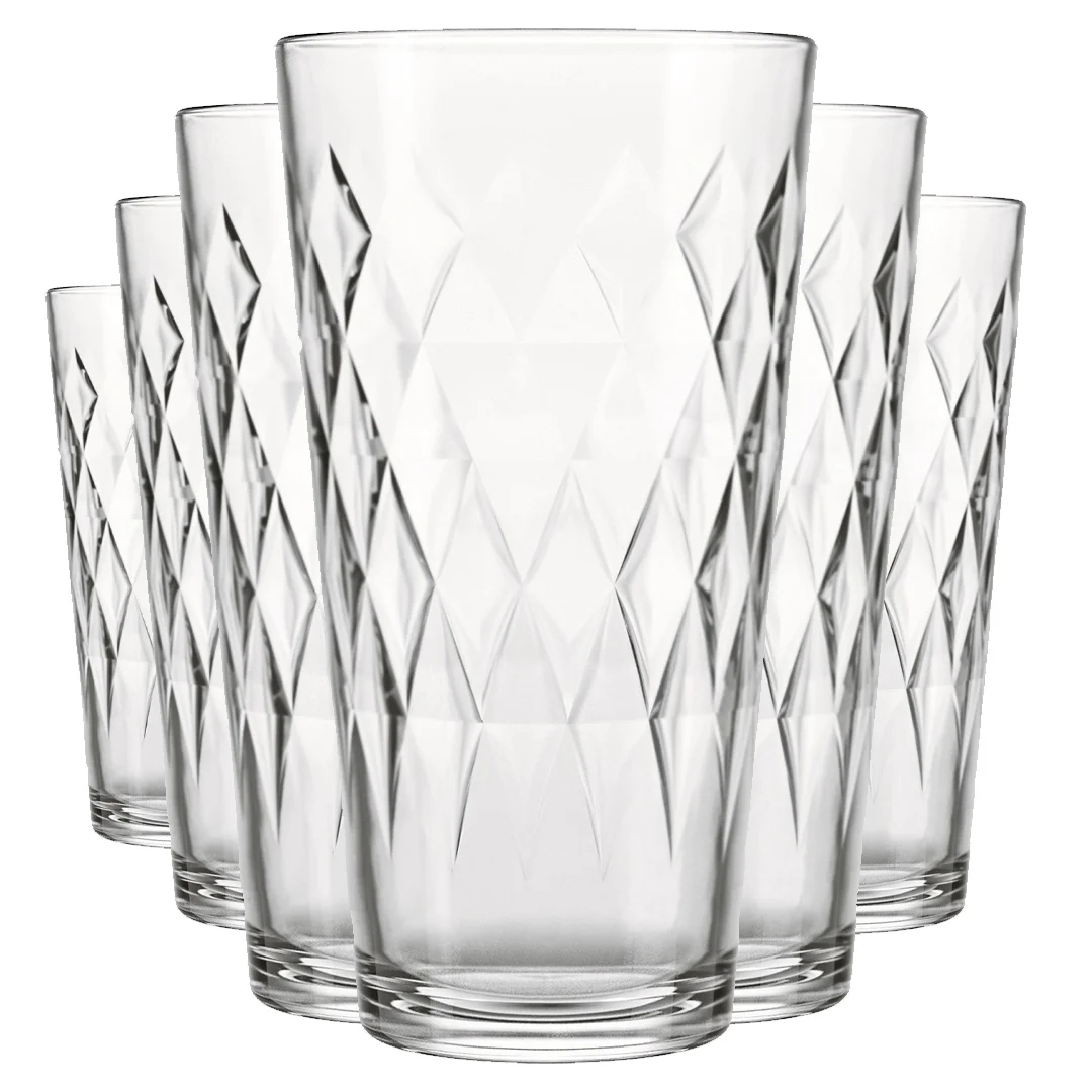 Conjunto de Copos de Vidro 350mL 6 Peças Vitrage Nadir