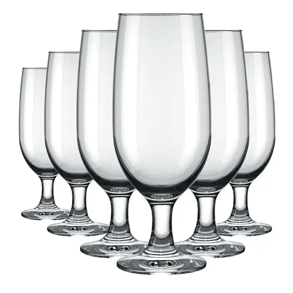 Jogo de Taças de Vidro 300mL 6 Peças Floripa Nadir