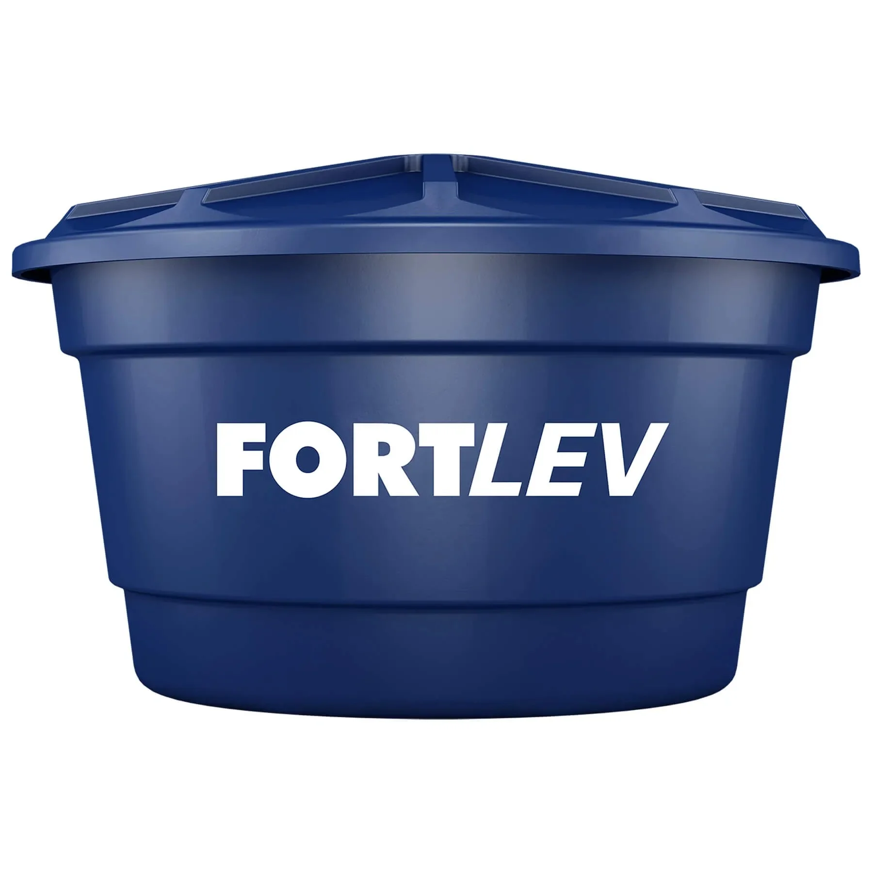 Caixa De Água 310L Polietileno Tampa Encaixe Azul Fortlev