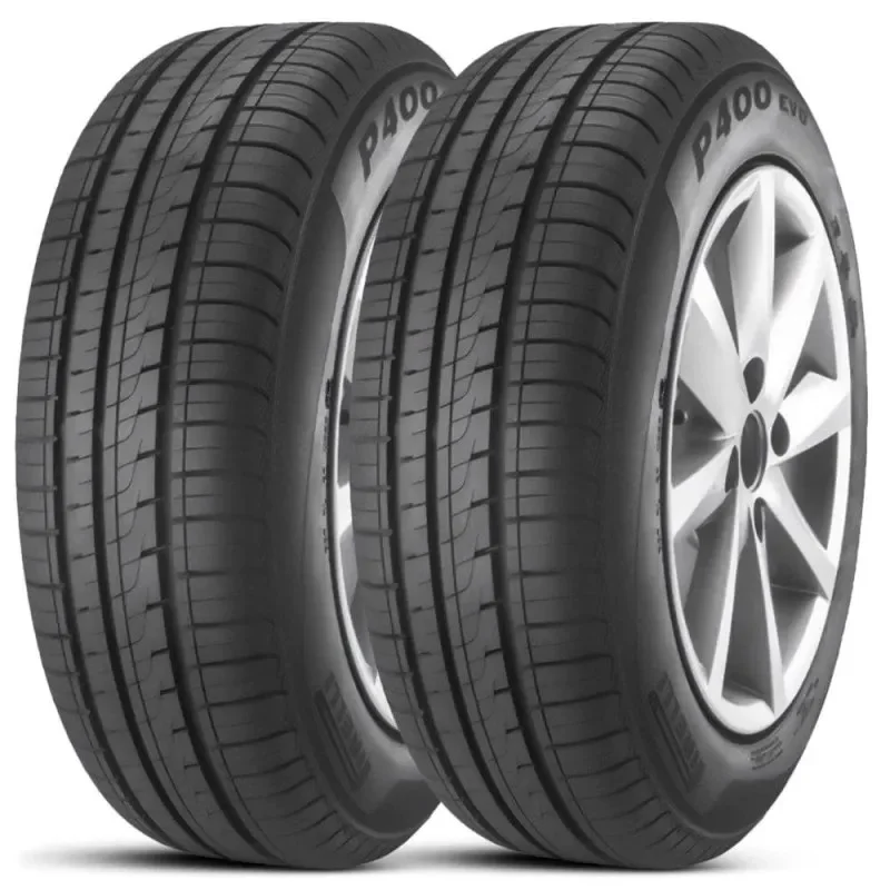 Kit 2 Pneu Aro 14 175/65R14 Pirelli 82H tl P400 Evo
