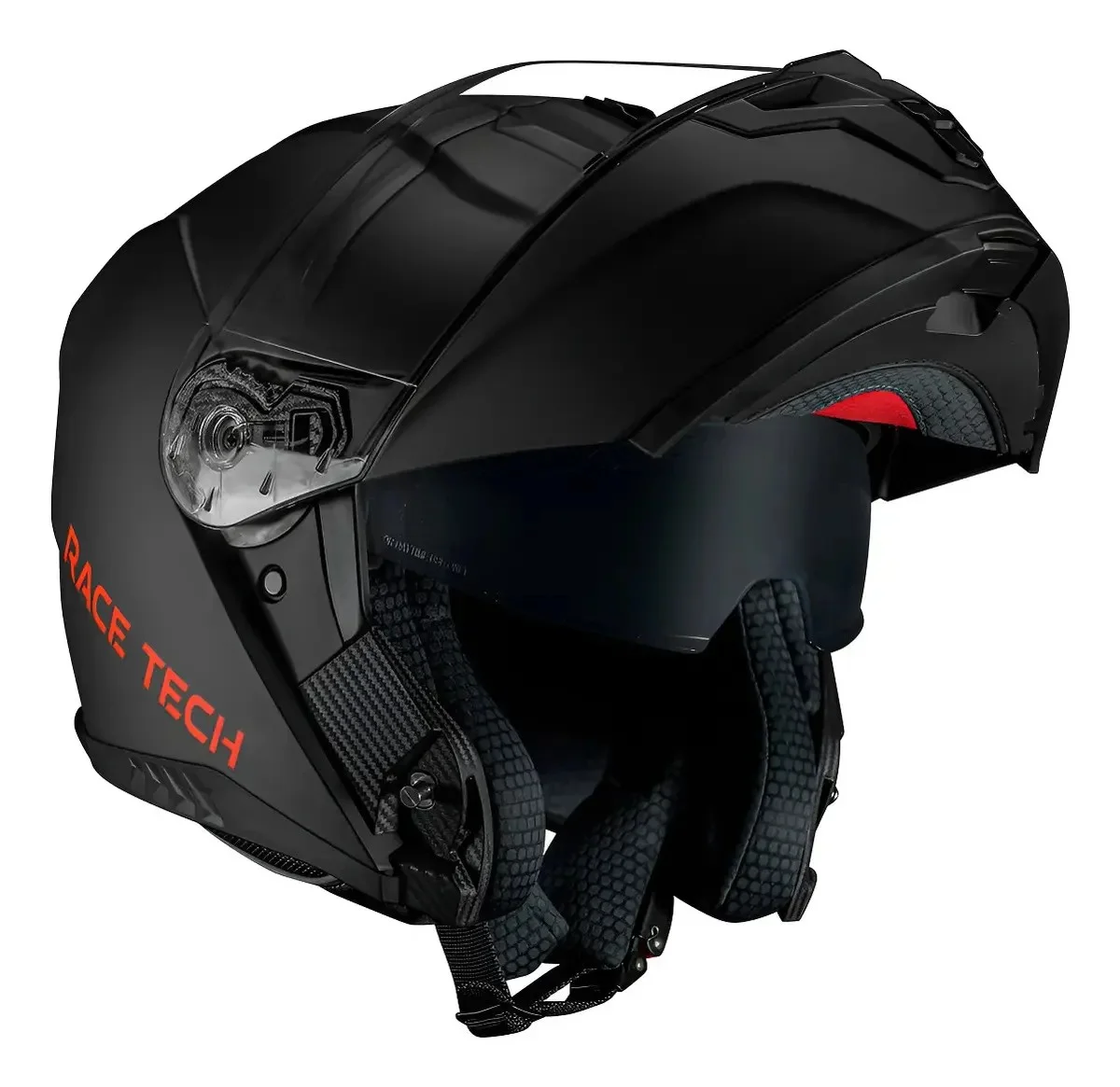 Capacete Race Tech Signal Monocolor Preto Fosco Tamanho do capacete 58/M