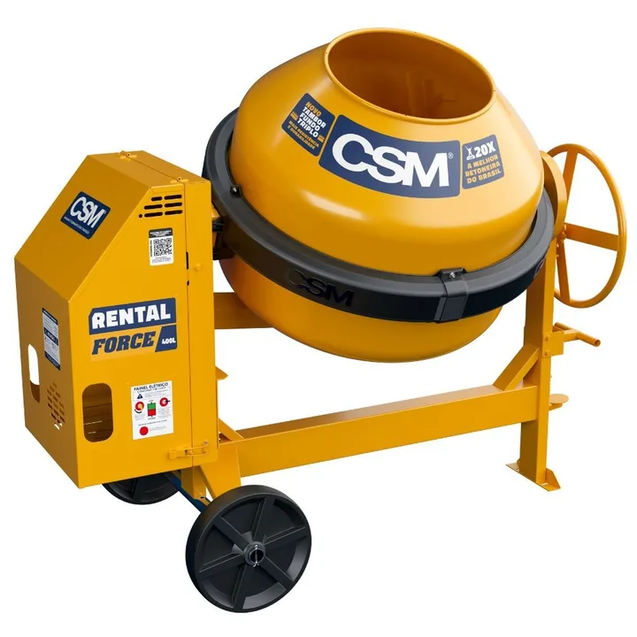 Betoneira Rental Force 400L com Motor Lifan a Combustão 7 HP CSM-71000254