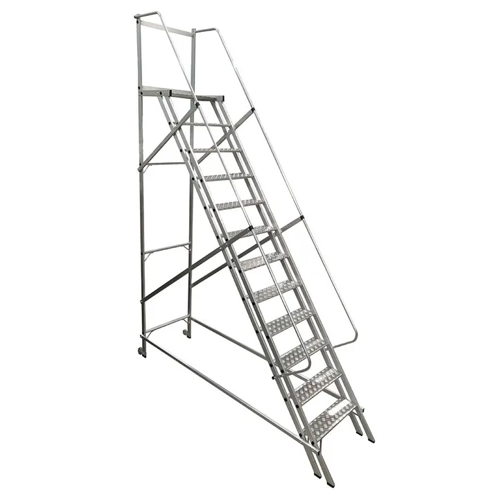Escada Plataforma Trepadeira 11 Degraus 3,0m ESCALEVE-TRE-300-2R