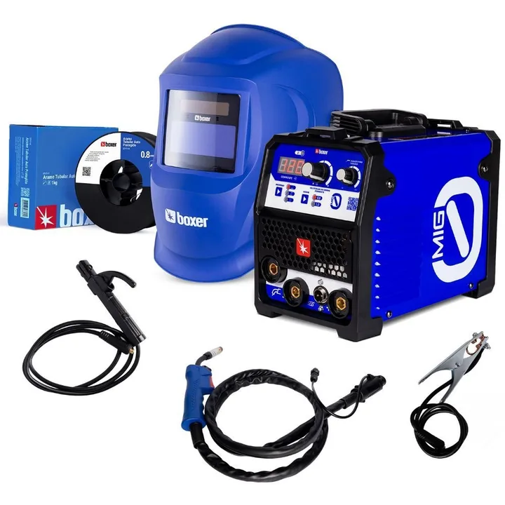 Máquina de Solda Inversora Multiprocesso MIG 0 Sem Gás 120A com Máscara de Solda Optiarc 70 BOXER-99086