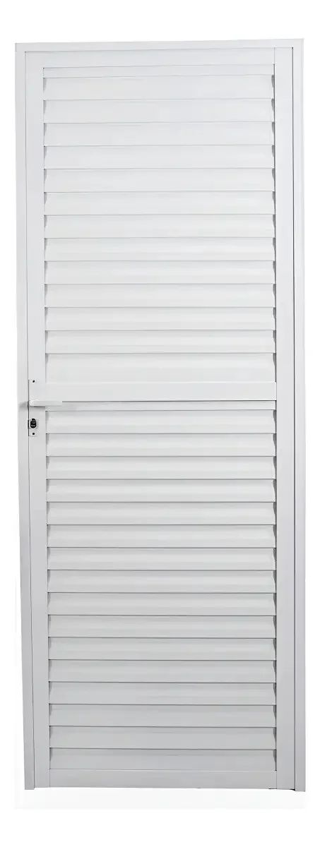 Porta De Alumínio Laminada 210x70cm