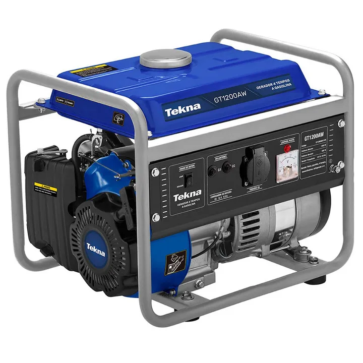 Gerador a Gasolina 4 Tempos 3HP 1100W TEKNA-GT1200AW