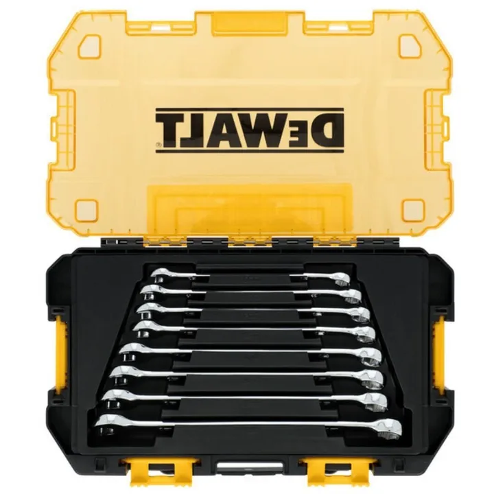 Jogo de Chaves Combinadas com 8 Peças e Maleta Plástica DEWALT-DWMT45426