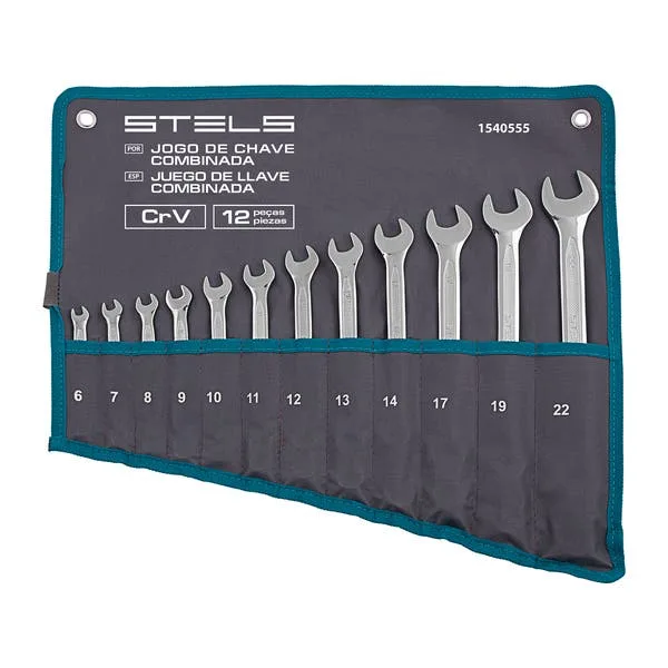 Jogo Chave Combinada 06 A 22mm (12 Peças) - Stels