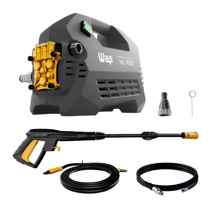 Lavadora de Alta Pressão Ultra WL 4000 2000W com Agulha Desobstruidora e Motor de Indução WAP