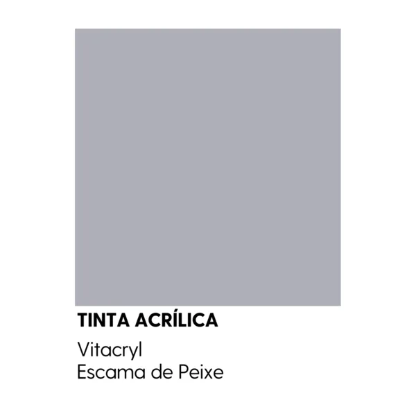 Tinta Emborrachada Acetinada Cinzas - Escama De Peixe - 3 6 Lts