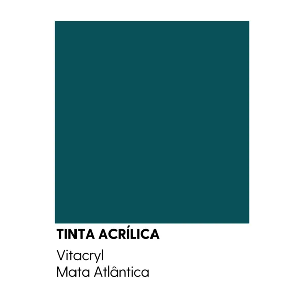 Tinta Emborrachada Acetinada Verdes - Mata Atlântica - 3 6 Lts