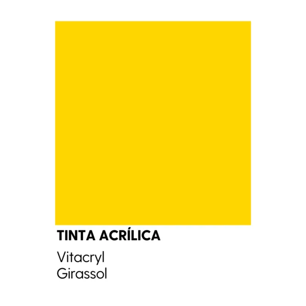 Tinta Emborrachada Acetinada Amarelos - Girassol - 3 6 Lts