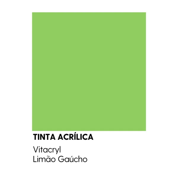 Tinta Emborrachada Acetinada Verdes - Limão Gaúcho - 3 6 Lts