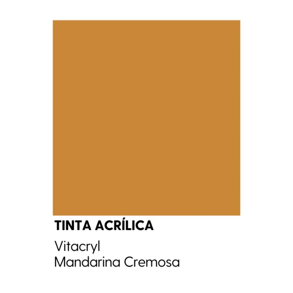 Tinta Emborrachada Acetinada Laranjas - Mandarina Cremosa - 3 6 Lts
