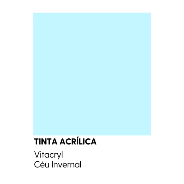 Tinta Emborrachada Acetinada Azuis - Céu Invernal - 3 6 Lts