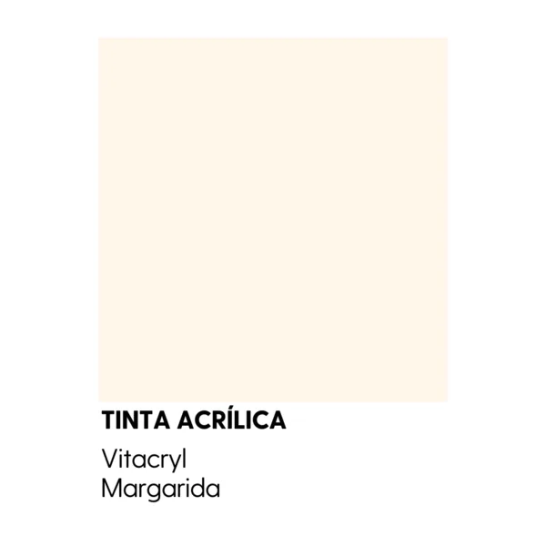 Tinta Emborrachada Acetinada Brancos - Margarida - 3 6 Lts