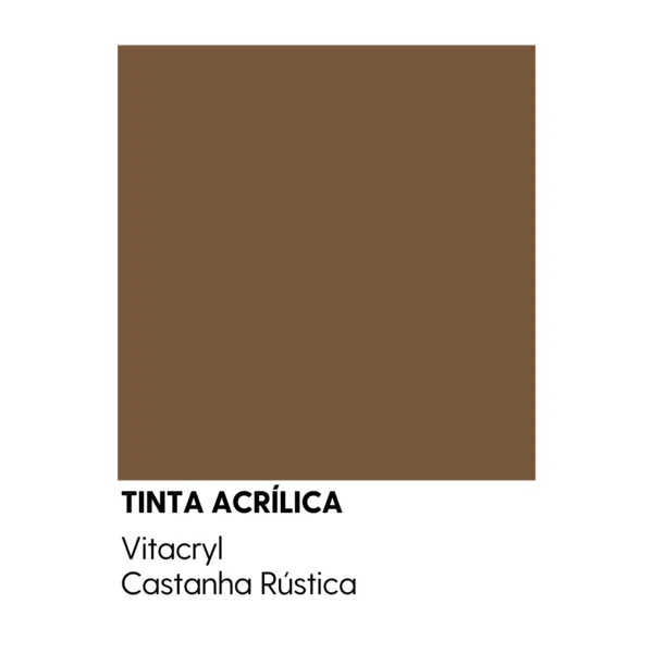 Tinta Emborrachada Acetinada Marrons - Castanha Rústica - 3 6 Lts