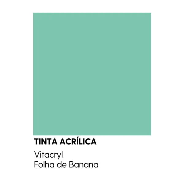 Tinta Emborrachada Acetinada Verdes - Folha De Banana - 3 6 Lts