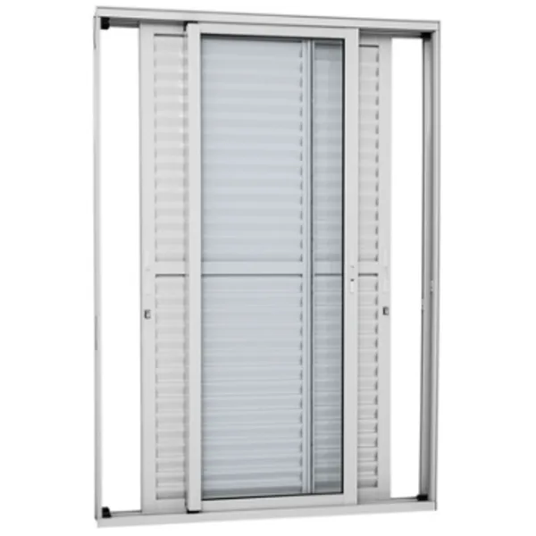 Porta Balcão 3 Folhas Moveis 2,10x1,50 Branca L.25