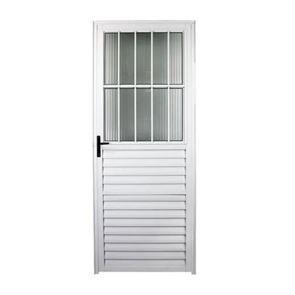 Porta Social Postigo Laminada 2,10(a) X 0,80(l) Alumínio Branco