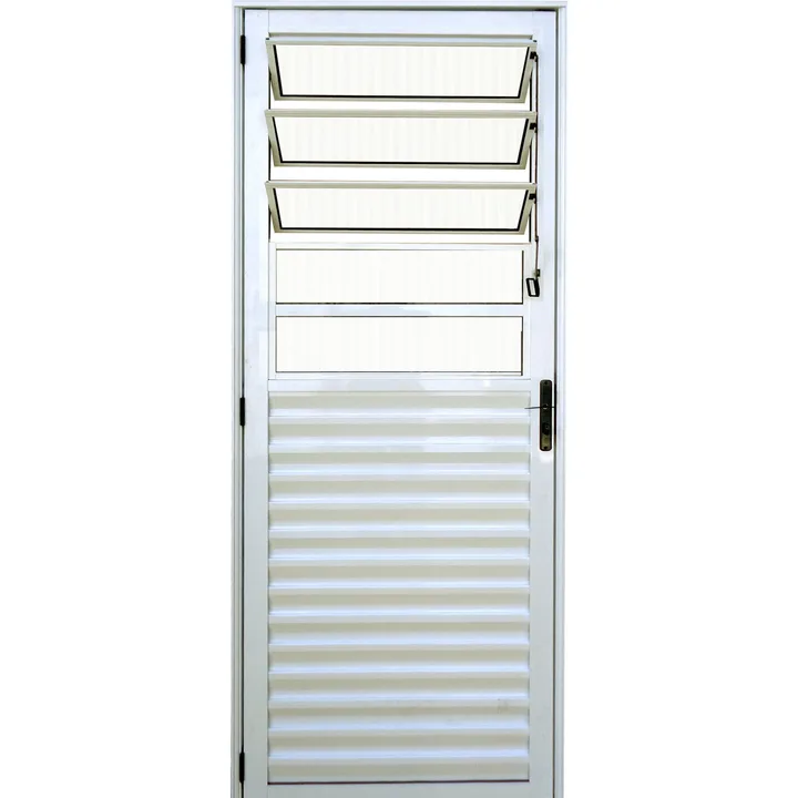 Porta Basculante Laminada 2,10(a) X 0,90(l) Alumínio Branco