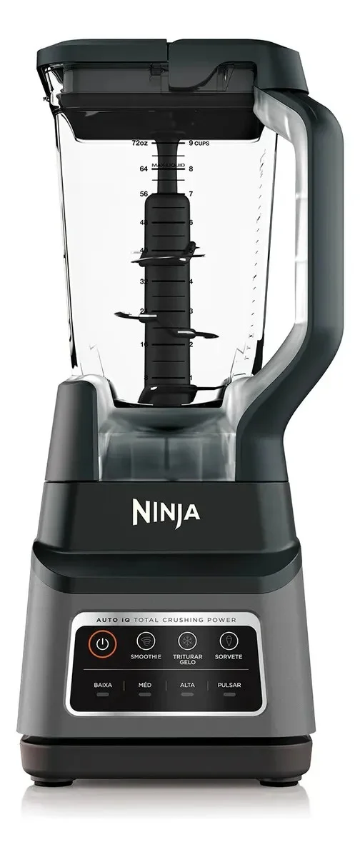 Liquidificador Standalone, Ninja, Tecnologia Total Crushing, 3 Programas Auto-iQ, Jarra Tritan de 2,1 L, 127 v