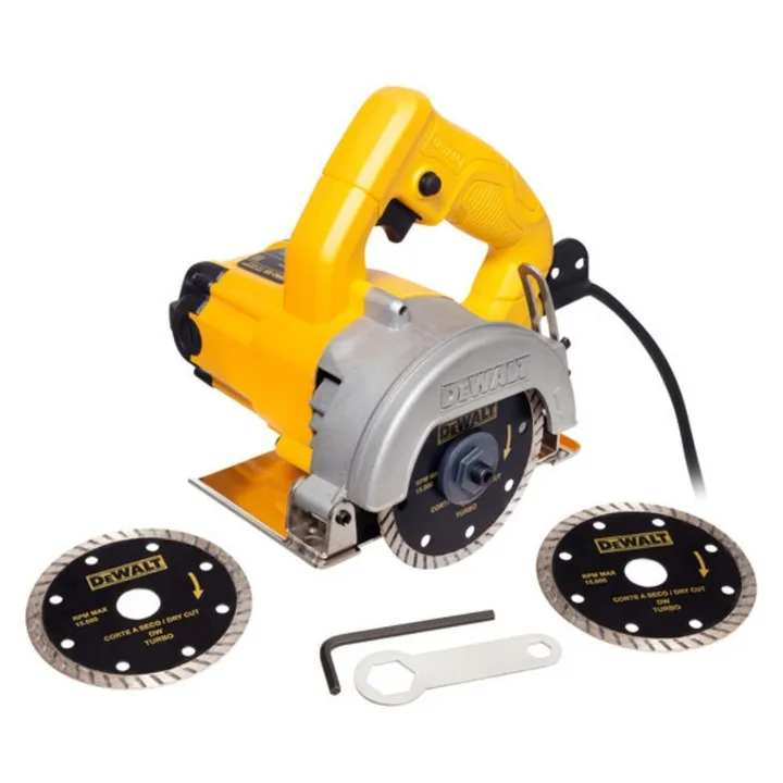 Serra Mármore 125mm 1400W com 3 Discos DEWALT-DW862WA