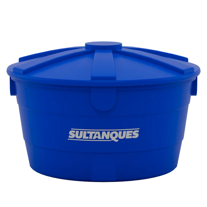 Caixa d'Água 500L em Polietileno Azul Sultanques