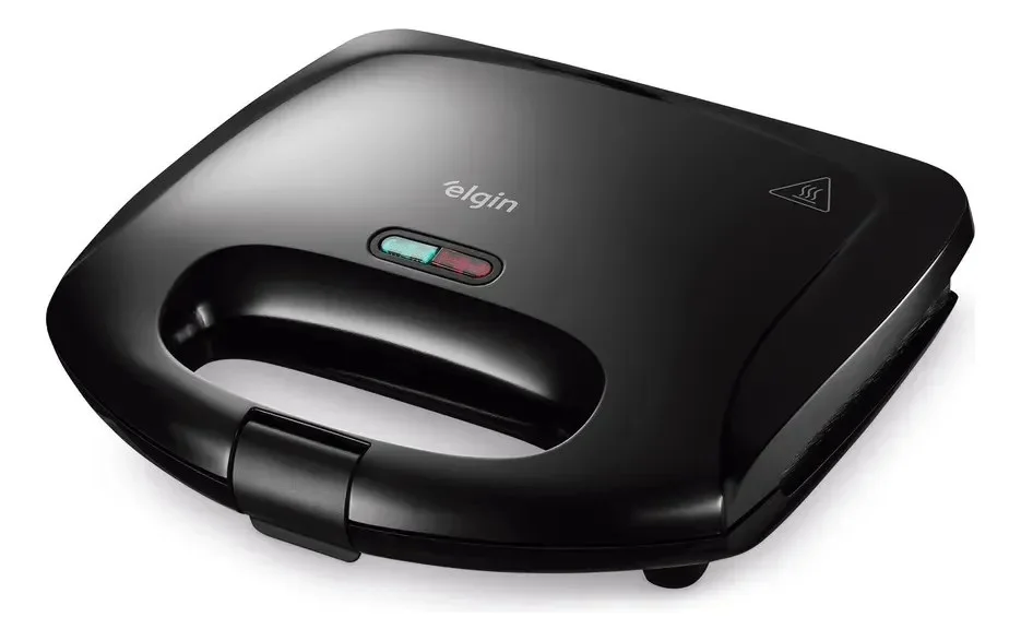 Sanduicheira Fast Time Elgin 800w Placas Duplas Preto