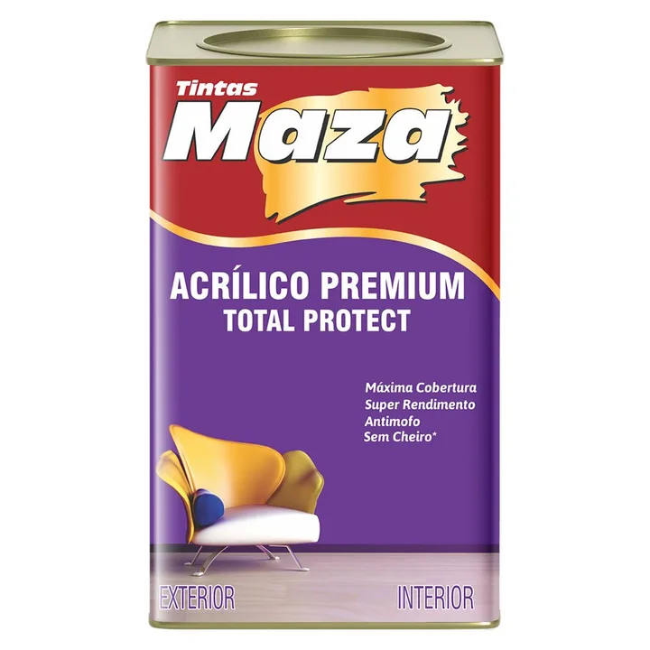 Tinta Acrílica Premium Algodão Egípcio Fosco 18L MAZA-14248