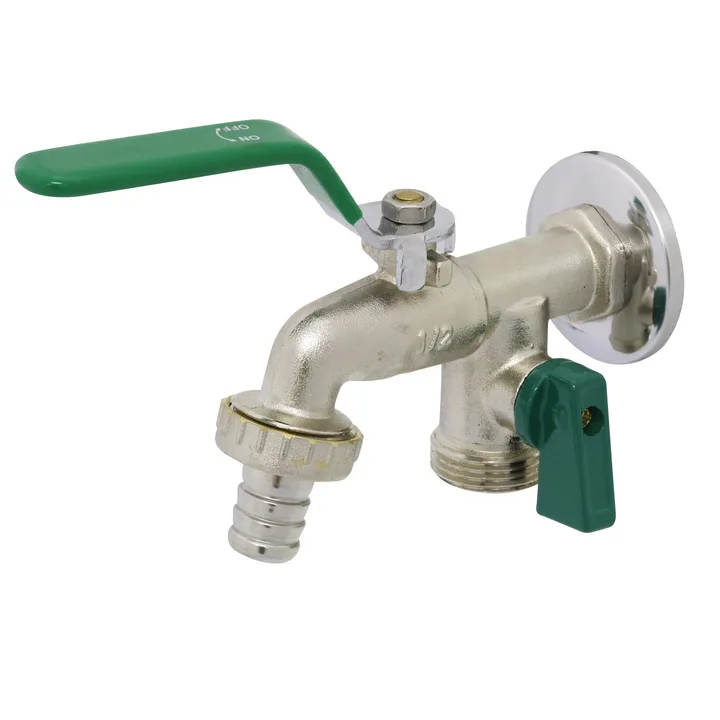 Torneira de Parede para Tanque e Máquina de Lavar Cromada DCBRB5 Sensea