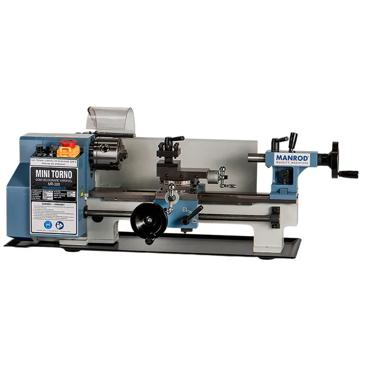Mini-Torno Hobby 250W Monofásico MR-300 MANROD-00877018634375
