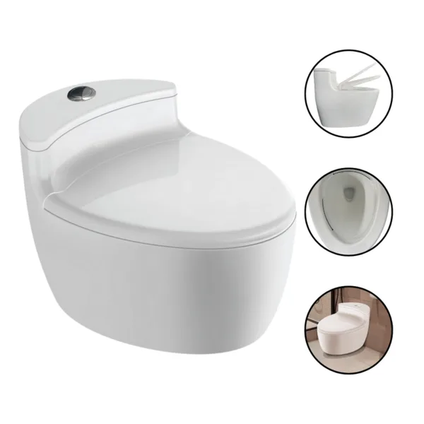 Vaso Sanitário Monobloco Esmaltado Kit Completo Xambre Mx104 Branco