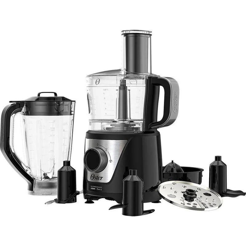 Multiprocessador de alimentos Oster Black 7 em 1 OMPR850