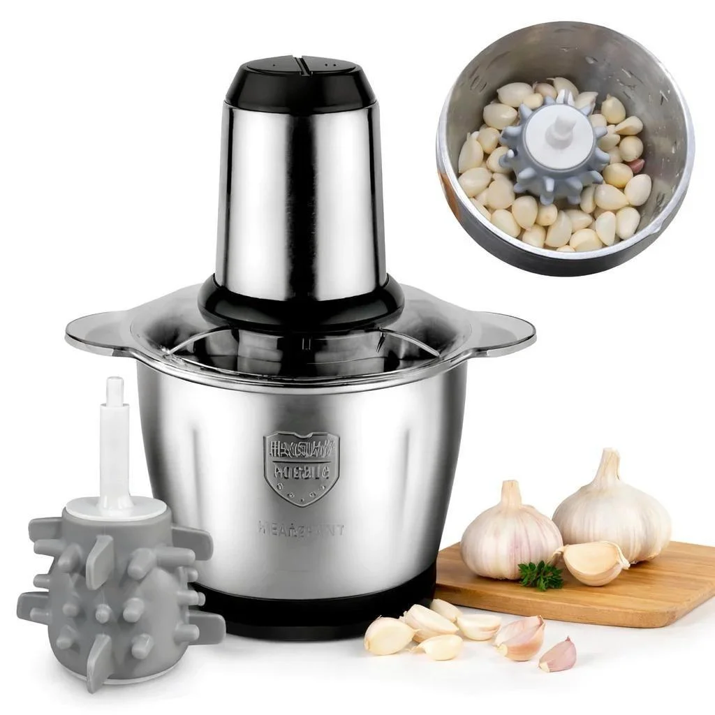 3 Litro Triturador De Alimentos Carne e Leguminosas Processador Elétrico Envio Imediato!!!+ Descascador